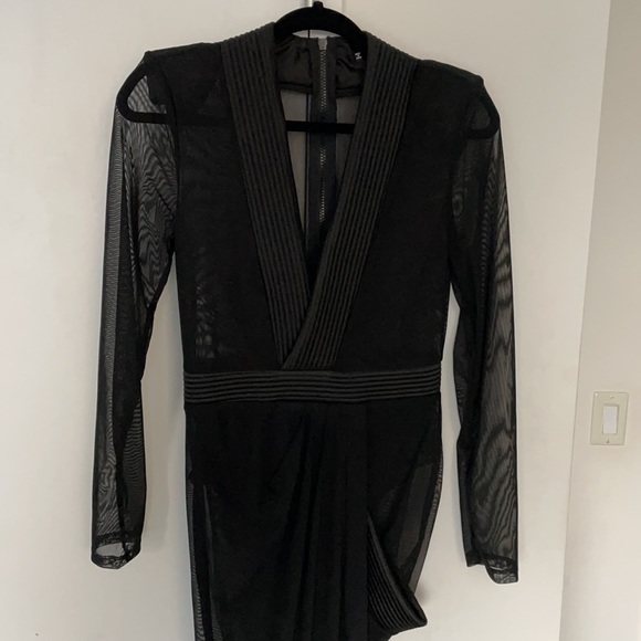 COPY - Sexy black sheer dress - Picture 4 of 6